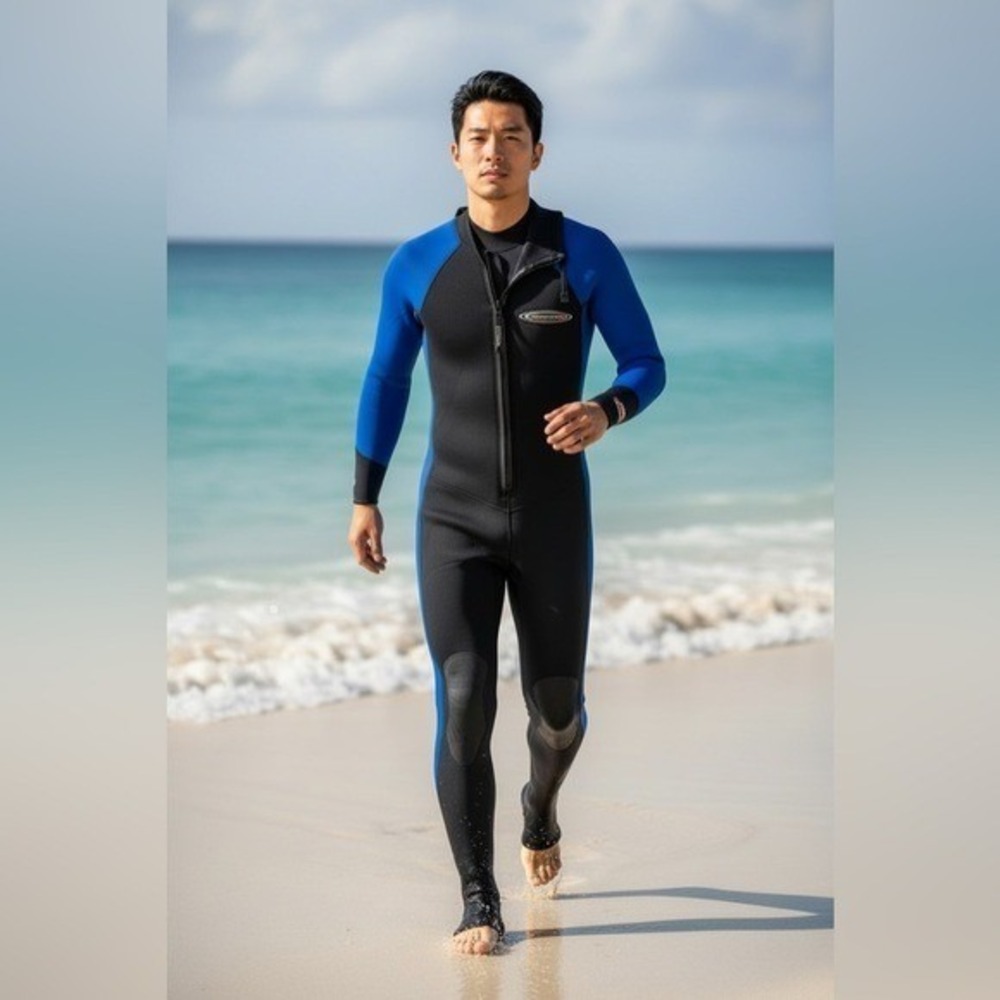 Henderson Microprene Mens Wetsuit Full Body Dive Suit N805MF M Medium Stirrups